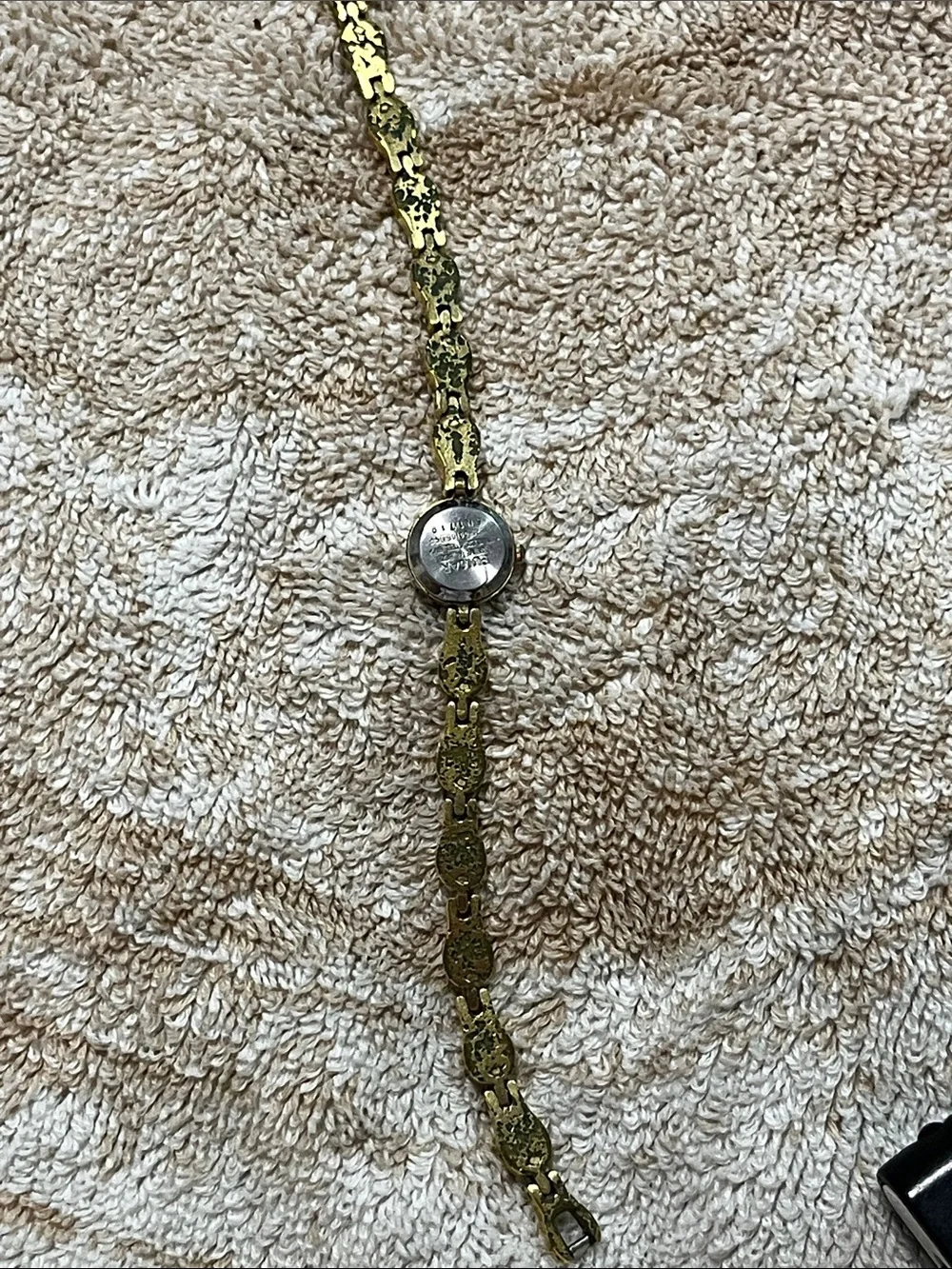 Pulsar Gold-Tone Bracelet Watch with Black Accents